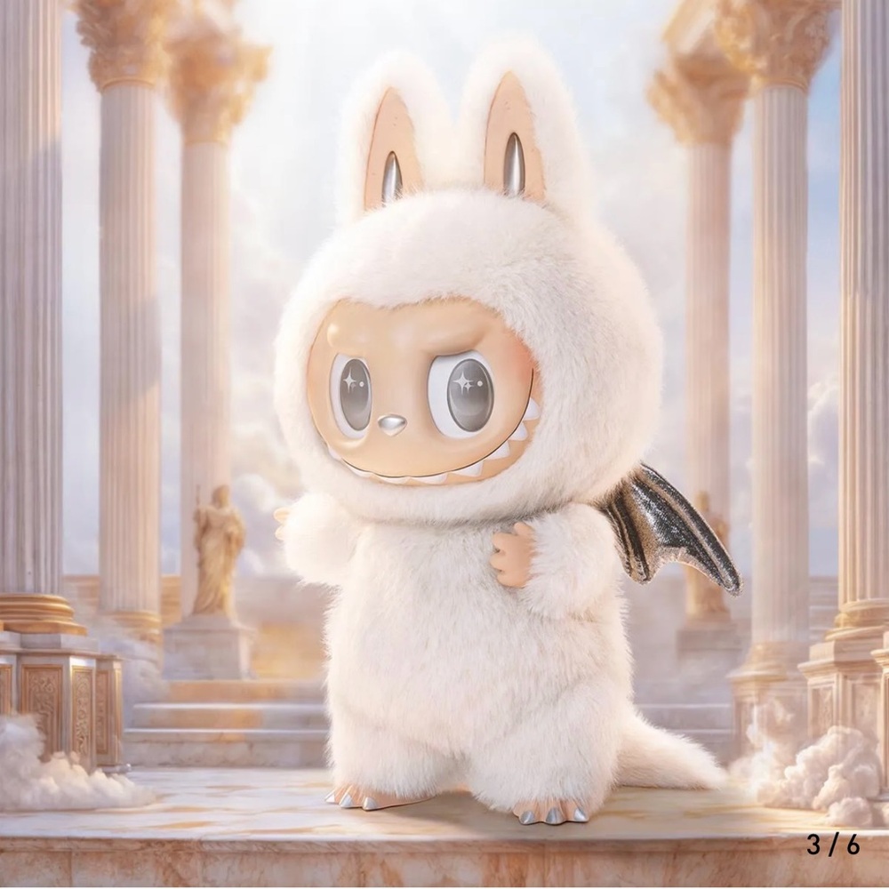 Labubu Popmart Angel in the Clouds Zimono with bag